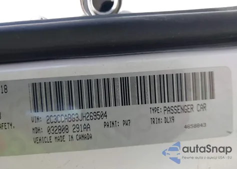 2018 Chrysler 300 300S from USA, damaged, VIN 2C3CCABG3JH269504